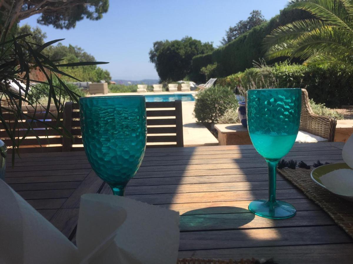Lovely "Provence" Villa With Sea View, Private Heated Pool, Airco And Beautiful Garden Grimaud Zewnętrze zdjęcie