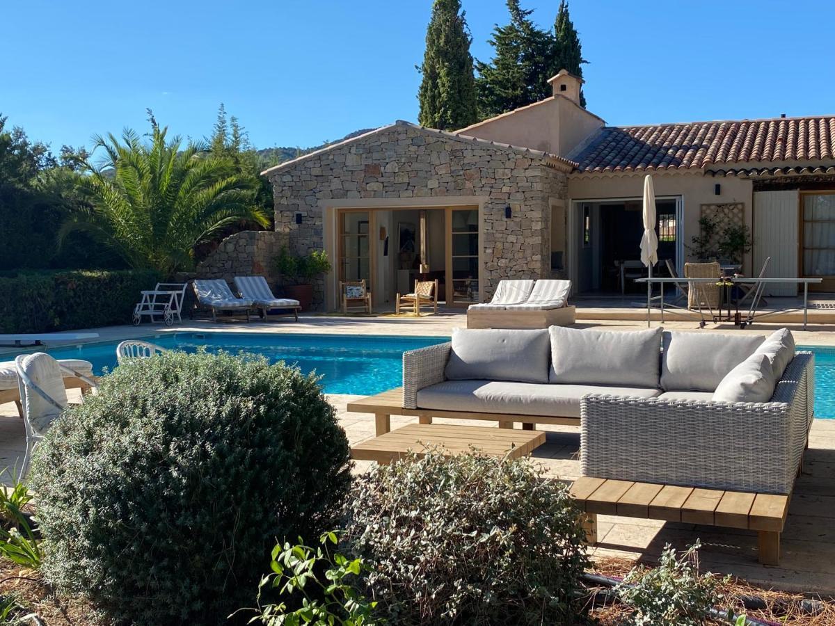 Lovely "Provence" Villa With Sea View, Private Heated Pool, Airco And Beautiful Garden Grimaud Zewnętrze zdjęcie