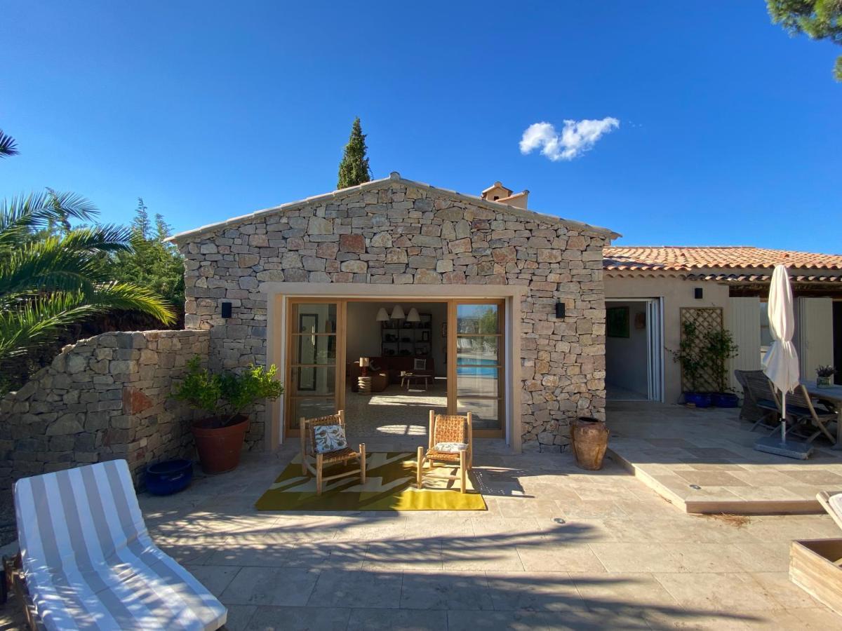 Lovely "Provence" Villa With Sea View, Private Heated Pool, Airco And Beautiful Garden Grimaud Zewnętrze zdjęcie